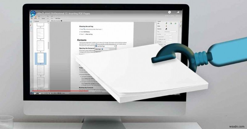 PDF に空白ページを挿入する方法
