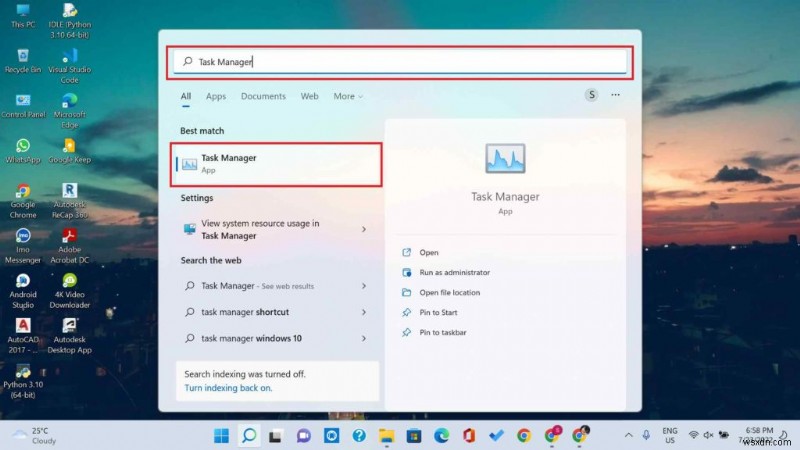 Windows 11 でタスク マネージャーの既定のスタート ページを変更する方法