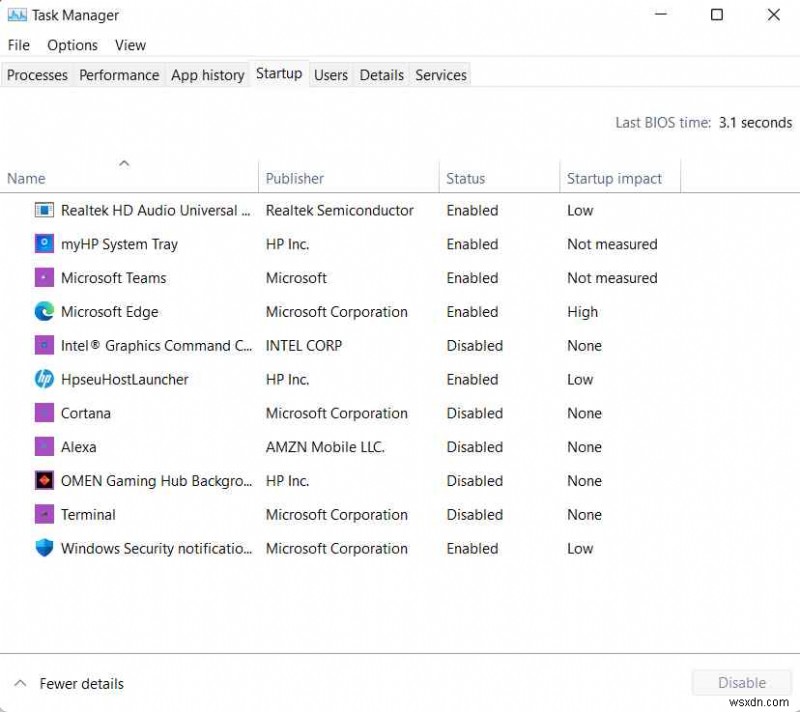 Windows 11 でクリーン ブートを実行する方法