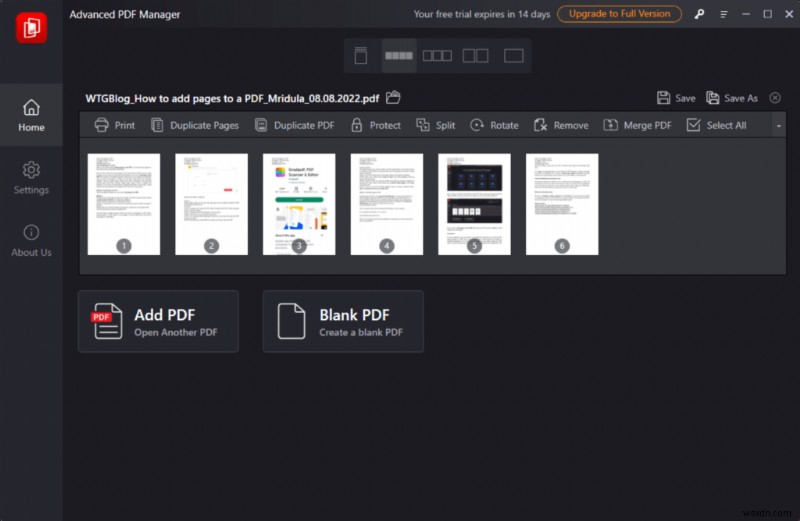 PDF にページを追加する方法