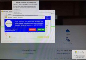 Windows Defender セキュリティ警告詐欺を削除する方法