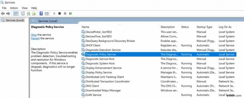 診断ポリシー サービスの CPU とメモリの使用率が高い問題を修正する方法