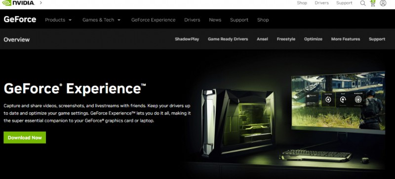 GeForce Experience が開かない問題の解決方法