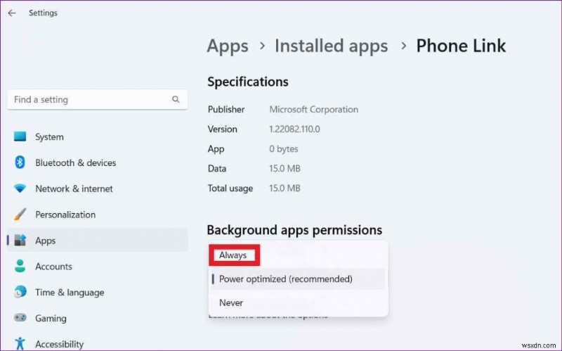 Windows 11 で動作しない Microsoft Phone Link アプリを修正する方法