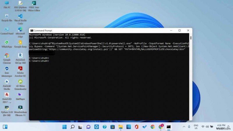 コマンド プロンプトまたは PowerShell からアプリをインストールする方法