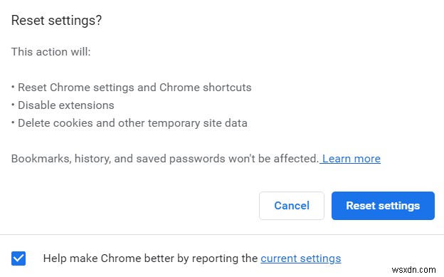 Chrome で ERR_CACHE_MISS エラーを修正する方法