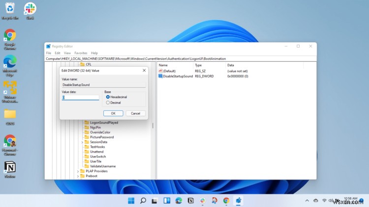Windows 11 で起動音を有効または無効にする方法