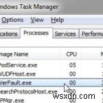 修正:Werfault.exe とは? Microsoft Windows Error Reporting Fault Reporter