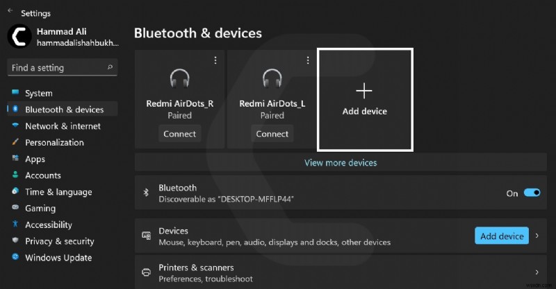 Windows 11 で Bluetooth をオンにする方法[ガイド]