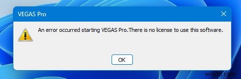 Windows 11/PC で Vegas Pro を起動中にエラーが発生しました [スーパー ガイド]