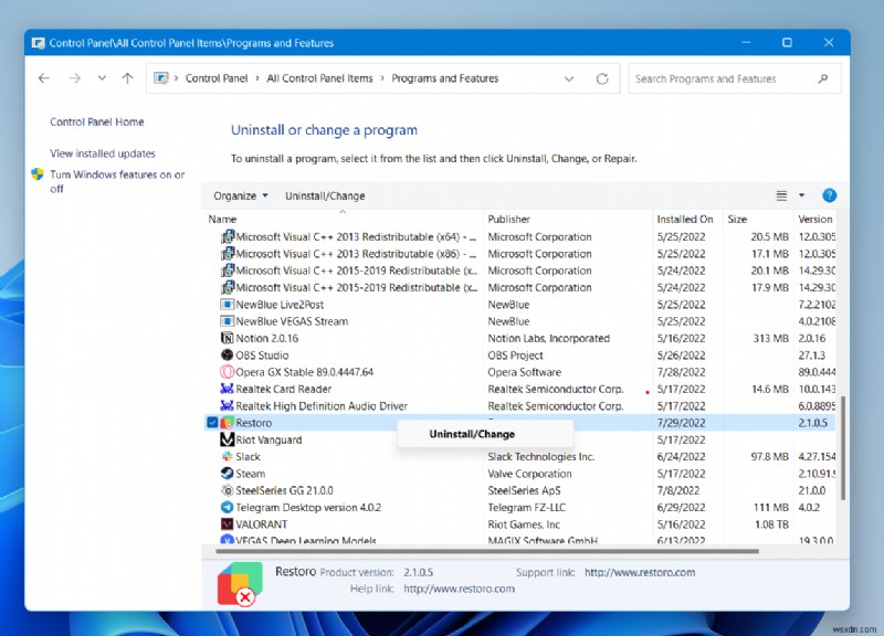 Restoro が Windows 11 でアンインストールされない? 4 つの最適な修正方法!