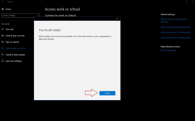 Windows 10 で個人、職場、学校のアカウントを管理する方法