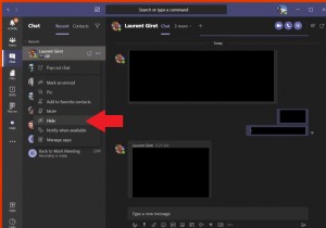 Microsoft Teams でチャットを削除する方法 