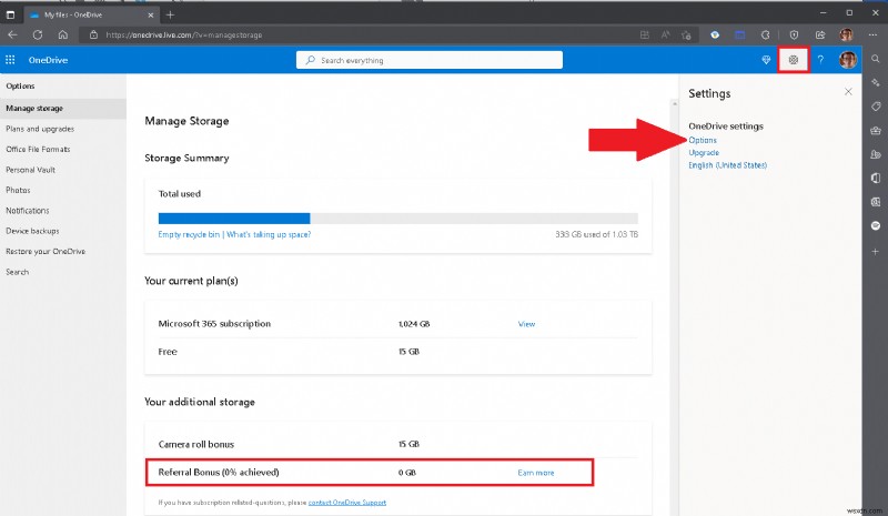 Windows 11 と Web で制限に達しないように OneDrive ストレージを管理する方法 (そして制限に達した場合はスペースを解放する方法) 