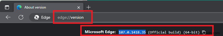 現在、Windows 11 で使用している Edge ブラウザーのバージョンを確認する方法 