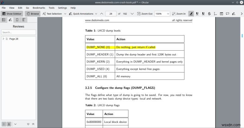 Okular で PDF ファイルを編集する方法 - チュートリアル