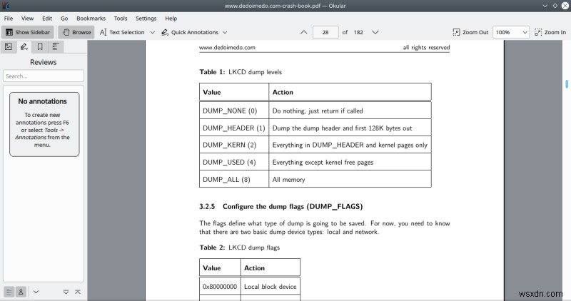 Okular で PDF ファイルを編集する方法 - チュートリアル