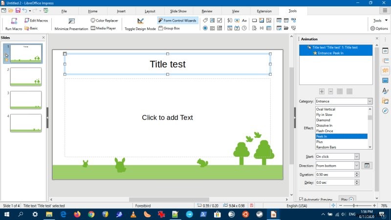 LibreOffice 7.0 - 単語は不要です