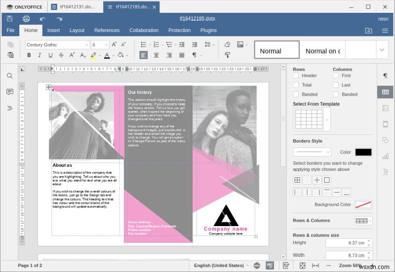 OnlyOffice Desktop Editors 5.5.1 - 良いが改善の余地あり