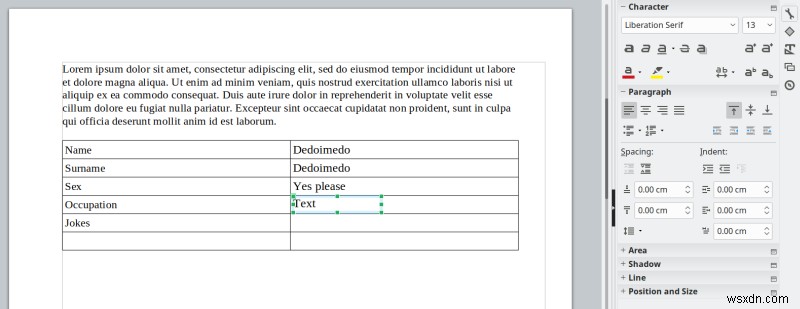 Linux で PDF フォームを編集する方法 - LibreOffice を使用