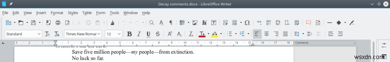 Plasma で LibreOffice をより生産的にする