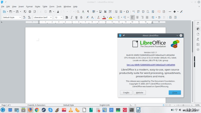 LibreOffice 6.0 - 善良で優雅、素晴らしい火のフォント!