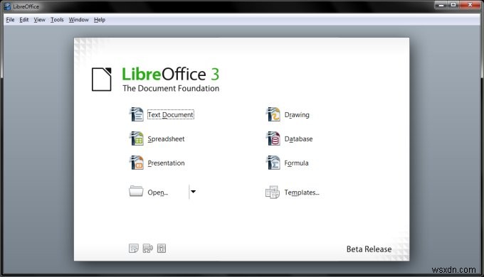 LibreOffice - 始まり