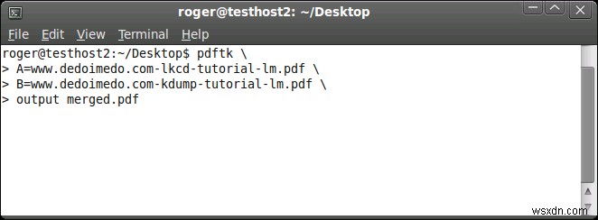 Linux で PDF ドキュメントをマージする方法 - チュートリアル