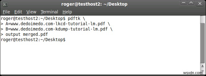 Linux で PDF ドキュメントをマージする方法 - チュートリアル