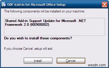 Microsoft Office ファイルとの間で OpenOffice ファイルを変換する