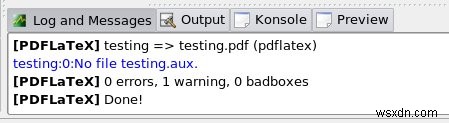 Kile - 別の成功した LaTeX フロントエンド