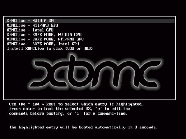 XBMC メディア センター