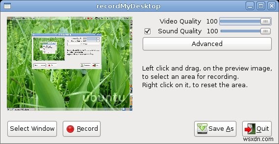 recordMyDesktop でエキサイティングなデスクトップ ムービーを作成