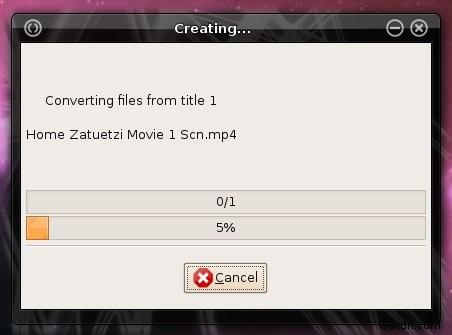 Linux で DeVeDe を使用して DVD ムービーを作成する方法