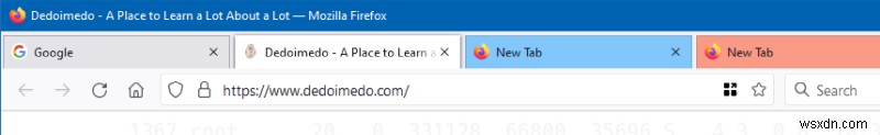 Firefox 91-94 &視覚的および人間工学的な追加の調整