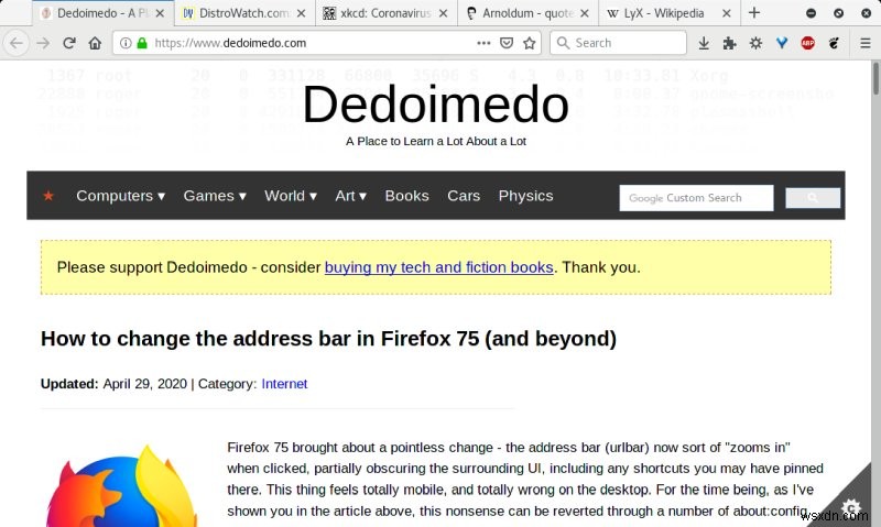 Firefox OneTab - 1 つのタブですべてを管理