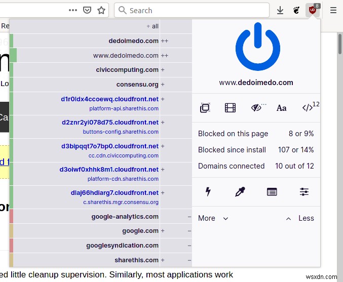 Ublock Origin - 強力なインターネット浄化ツール