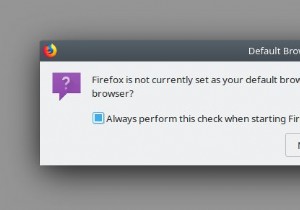 Firefox が既定のブラウザになることを拒否 (Plasma、neon)