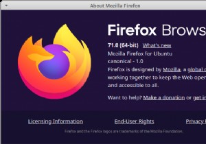 Firefox 71 &72 - 昔の火災の一部が復活