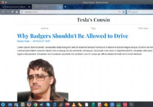 Nikola - WebZ 用の静的サイト ジェネレーター