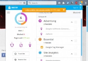 Ghosteryレビュー – トラッカーの監視からあなたを守るプライバシー保護拡張機能