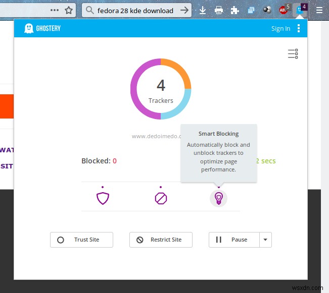 Ghostery - 追跡者の目はあなたにあります