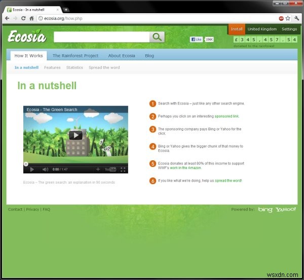 Ecosia - 環境に優しい検索エンジン