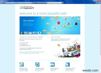 Internet Explorer 9 - 熱くなっています