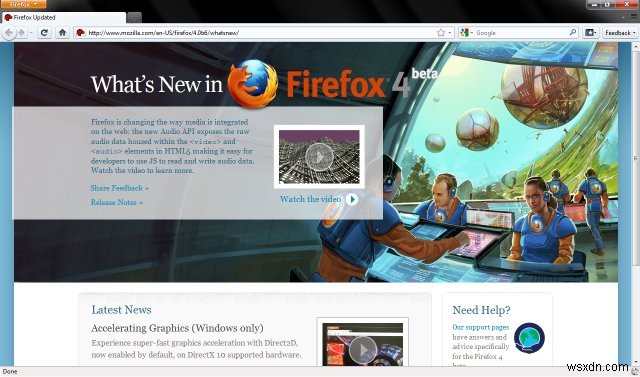 Firefox 4 対 Internet Explorer 9 - がんばれ!