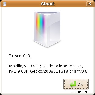 Mozilla Prism - サイト固有のブラウザ