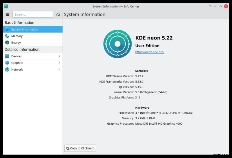 古い Asus Vivobook と新しい KDE ネオン - フレッシュなフレッシュさ