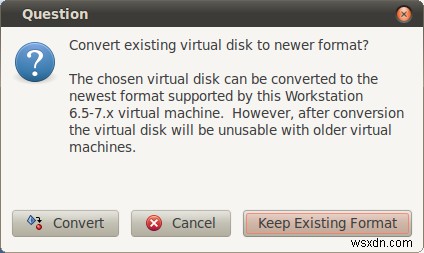 VirtualBox VDI を VMware VMDK ディスクに変換する方法