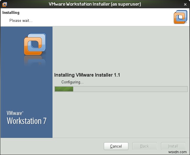 Linux の VMware Workstation - 素晴らしい!