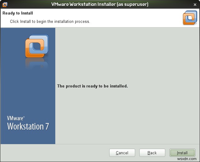 Linux の VMware Workstation - 素晴らしい!